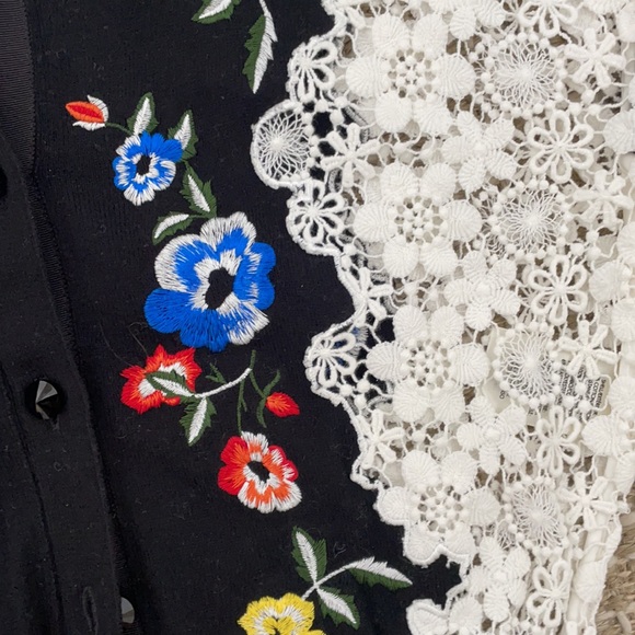 alice and olivia floral sweater